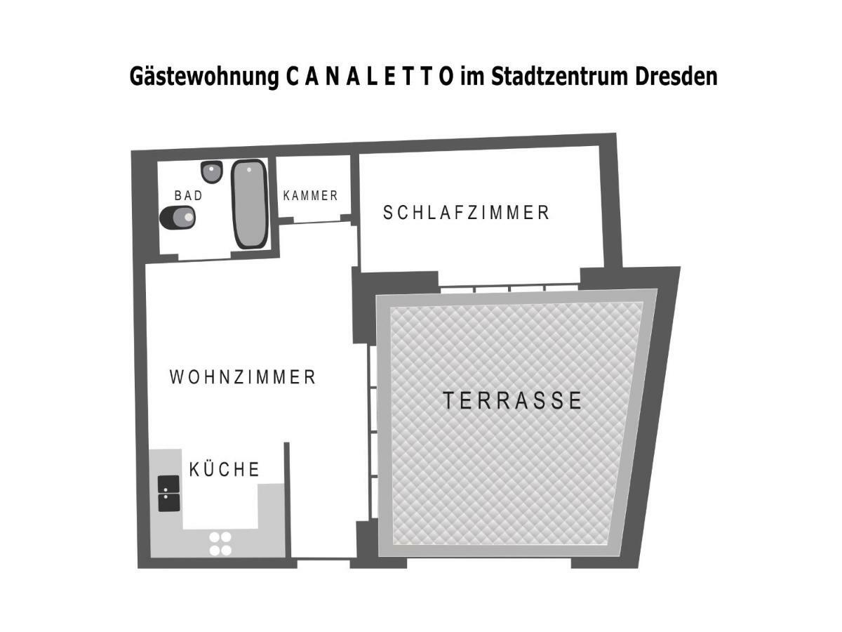 Fewo Canaletto Im Stadtzentrum Dresden Exterior photo